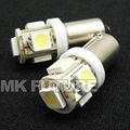 BA9S 5smd blue led bulb 1