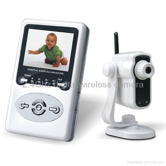 2.4Ghz 4 Channel wireless digital talkback baby video monitor