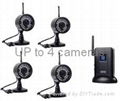 4 channel digital wireless security IR camera kit     2