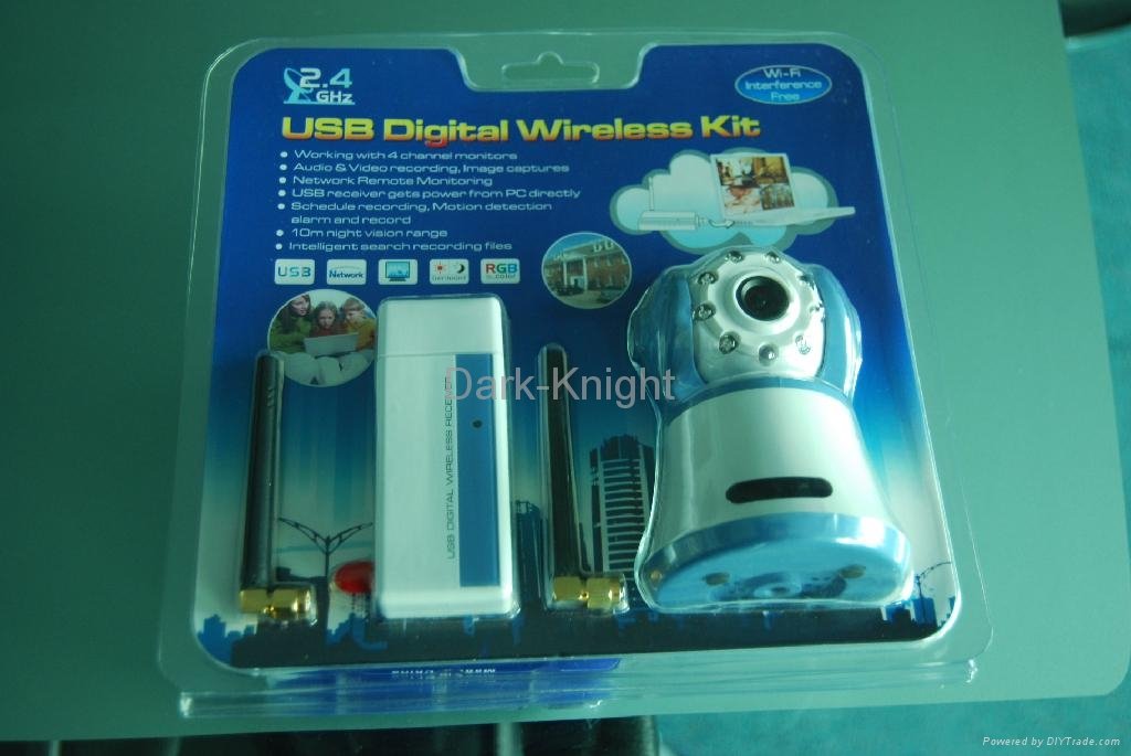 2.4Ghz Wireless home security IR network system 2