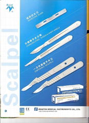 Surgical Blades With Plastic Handle