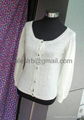 Round Collar Edge-to-Edge Cardigan 2