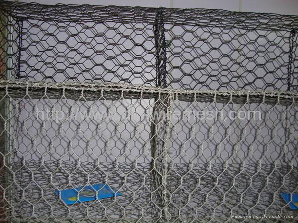 hot dipped galvanized rock filled gabions box