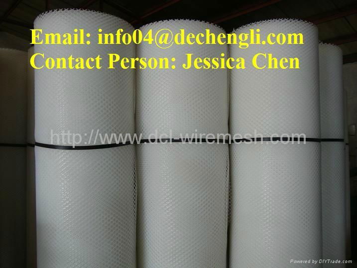 extruded HDPE plastic plain mesh 4