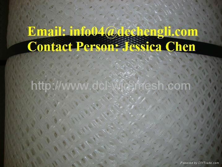 extruded HDPE plastic plain mesh 5