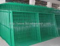 plastic welded wire mesh fence panel 4