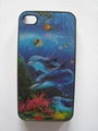 3D Mobile phone case   D01 Dolphin painting