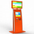 dual screen self-service kiosk