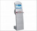 information kiosk with metal keyboard 3