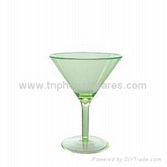 acrylic martini glass