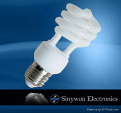 15W Half Spiral Energy Saving Lamp