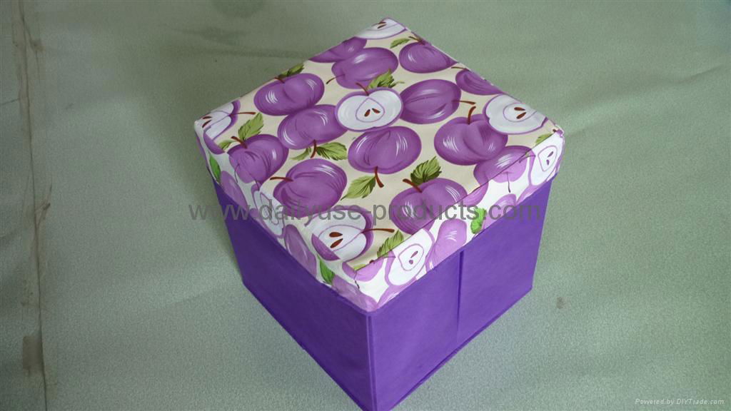 Non-woven storage box,storage stool 3