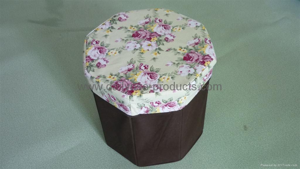 Non-woven storage box,storage stool 4