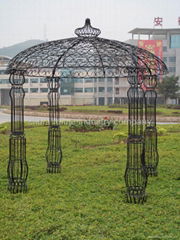 wrought iron garden gazebo