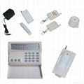 wired and wireless burglar alarm system