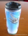 Plastic Double-layer Water Bottle Advertisement Mug Promotion Gift Bottle Cup 2