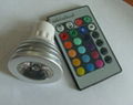 RGB remote control color changing light 1