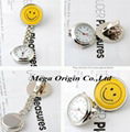 smiley face nurse fob watches 1