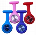 Silicone Nurse Fob Watches with calendar 1