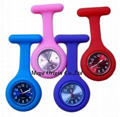 Silicone Nurse Fob Watches with calendar