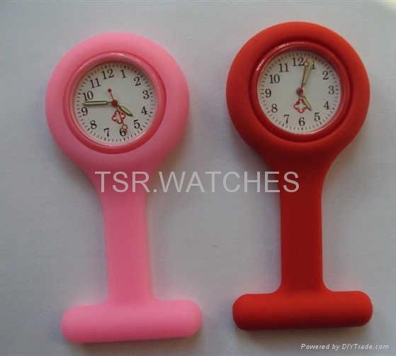 Silicone Nurse Fob Watches with calendar 4