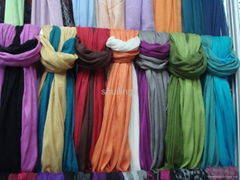 Rayon monochrome scarves