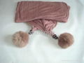 wholesale-pendant fur ball fashion scarf 1