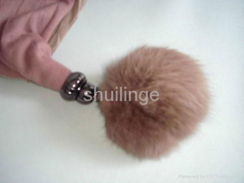 wholesale-pendant fur ball fashion scarf 2