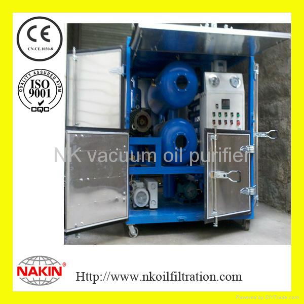 ZYD Luxury Vacuum Transformer Oil Purifier machine