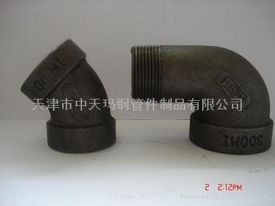 malleable iron pipe fittings 300# 2