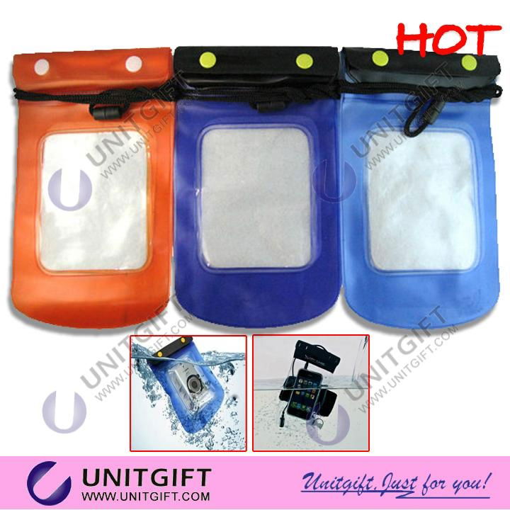 Suitable for iphone and MP4 player PVC Waterproof pouch