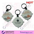 With led keychain mobile strap PVC