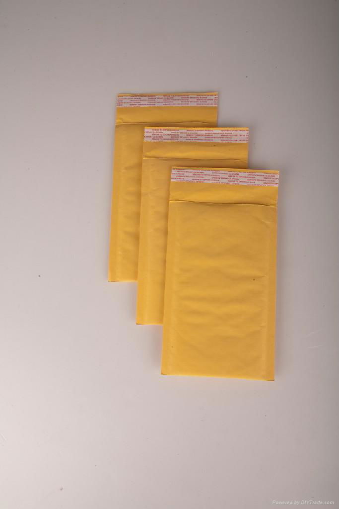 yellow kraft bubble envelope with PE bubble and Kraft paper 3