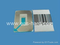 eas soft labels 4*3cm RF 8.2MHZ