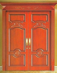 Solid wooden door wood door exterior door extrance door font door