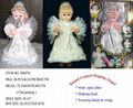 Angel doll with optic fiber