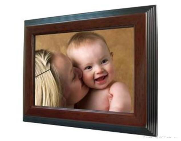 15 inch digital photo frame with wood frame with 200% quality warranty 2