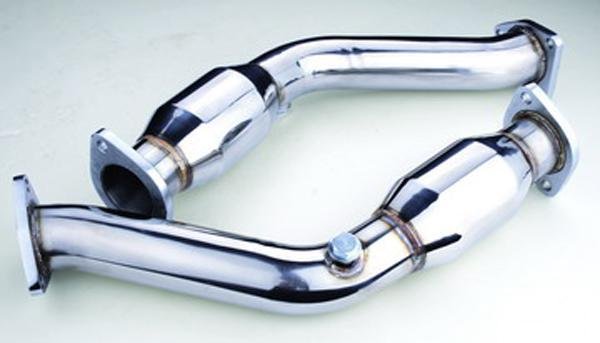Stainless steel exhaust down pipe