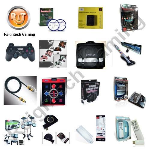 Playstation Swap Magic 3.6, component cable, gamepad, travel bag, cooling fan