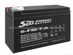 Selling high performance 12V7AH ups battery