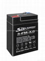 Selling high performance 6V4AH emergency light battery 1