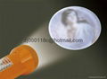 Sell plastic Rechargeable LED Torch light flashlight Jy-9950 laser or projection 2