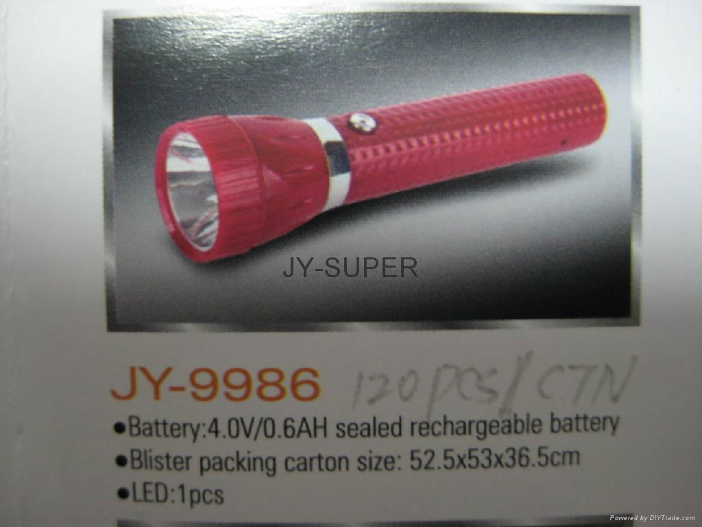 JY9986 well quality  Plactise led flashlight torchlight   5