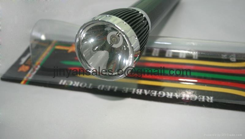 Sell ABS Rechargeable flashlight JY8999 LED TORCH  4