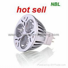  LED SPotlight  3*1W MR16 Eppistar chip+Hotsell