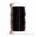 Floral Black Coated Wire 3