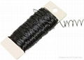 Floral Black Coated Wire 4