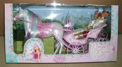 Princess Doll with Carriage