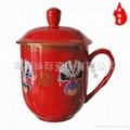 中國紅瓷杯子價格
