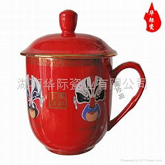 中国红瓷杯子价格